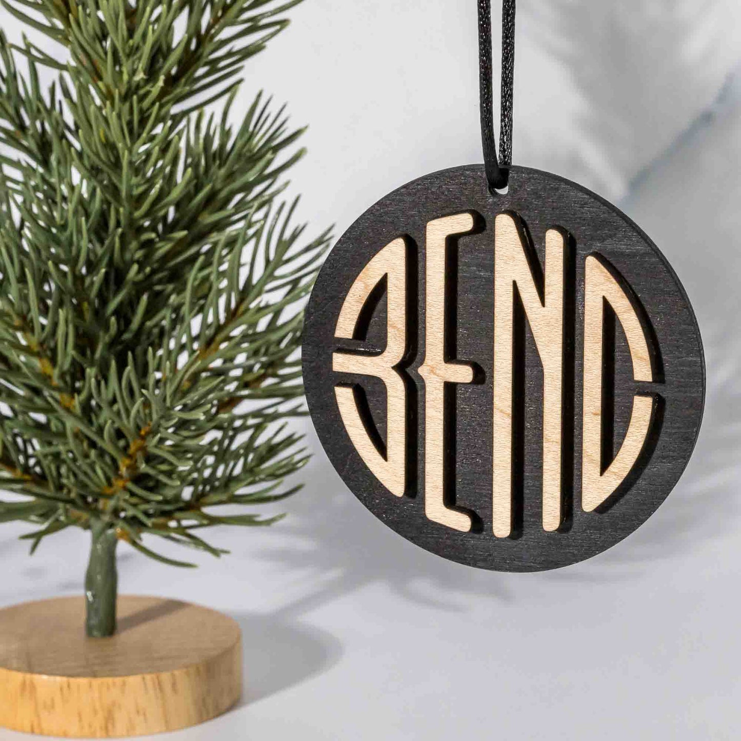 State Christmas Ornaments: Bend, Oregon (Layered) - LeeMo Designs