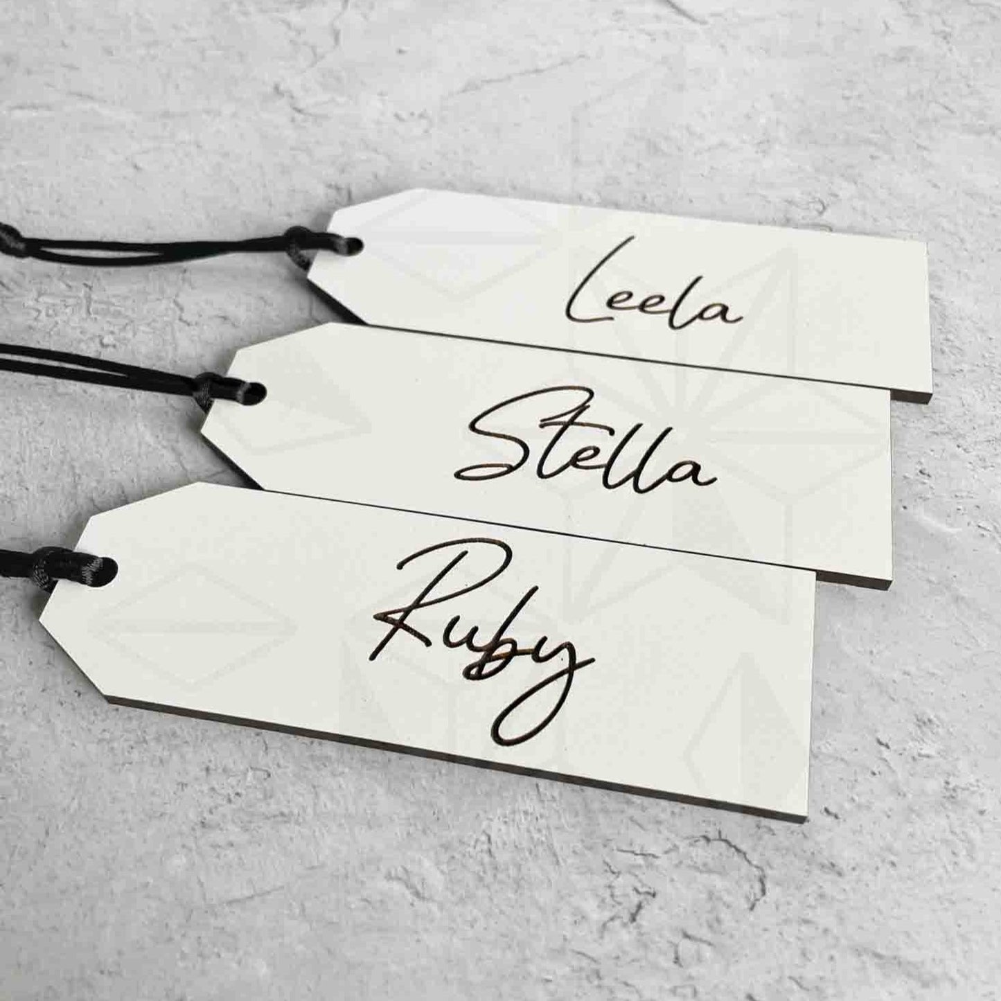 Stocking Tags - Handwriting - LeeMo Designs