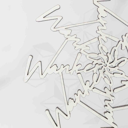 Swear Word Ornaments: Wanker Flake - LeeMo Designs