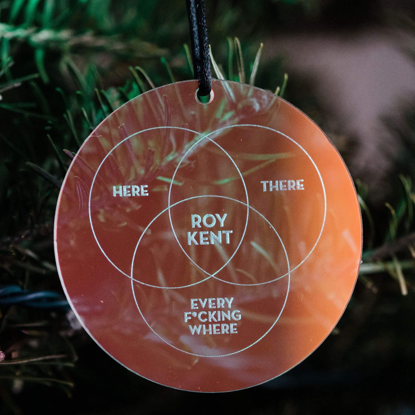 Ted Lasso Ornament - Roy Kent Chant - LeeMo Designs