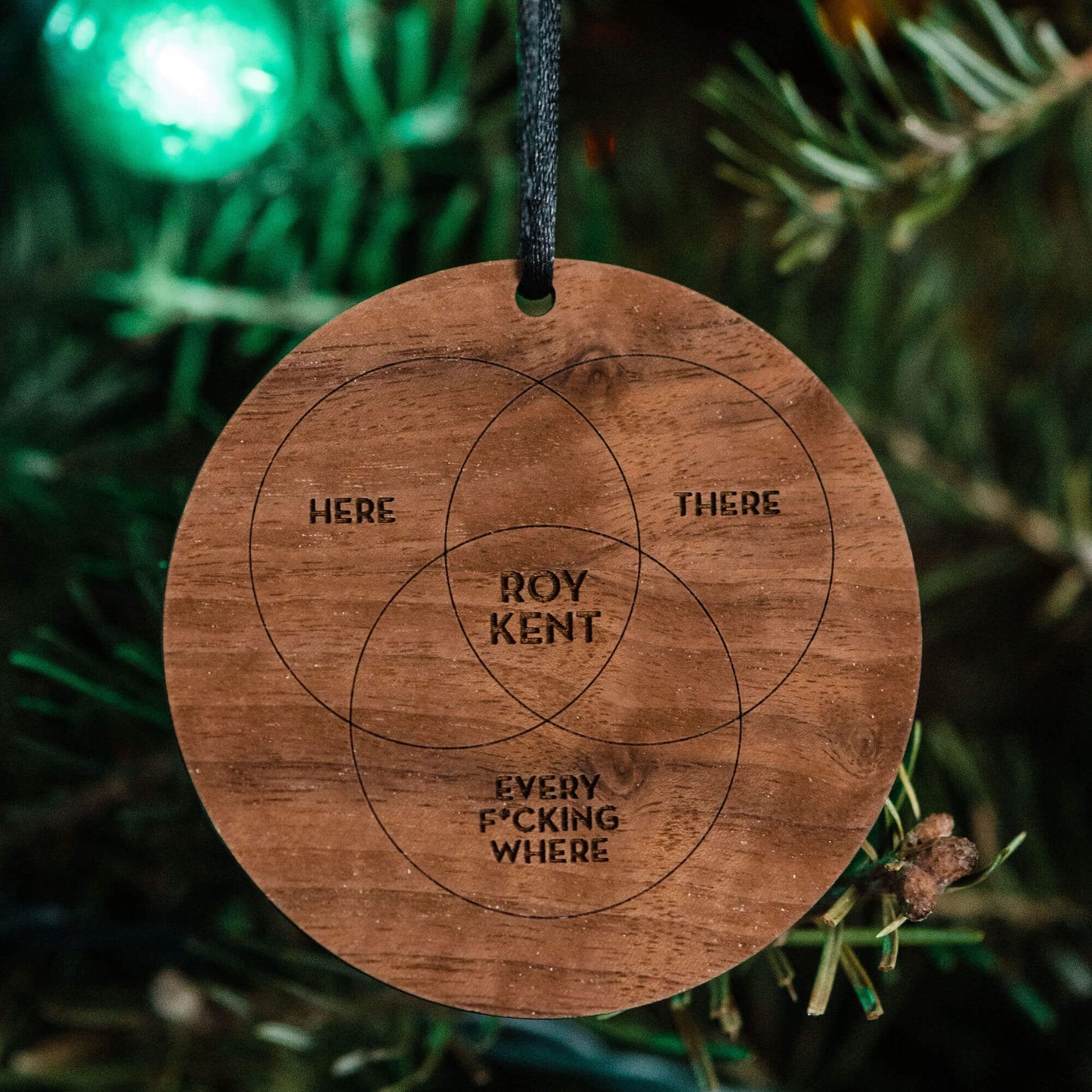 Ted Lasso Ornament - Roy Kent Chant - LeeMo Designs