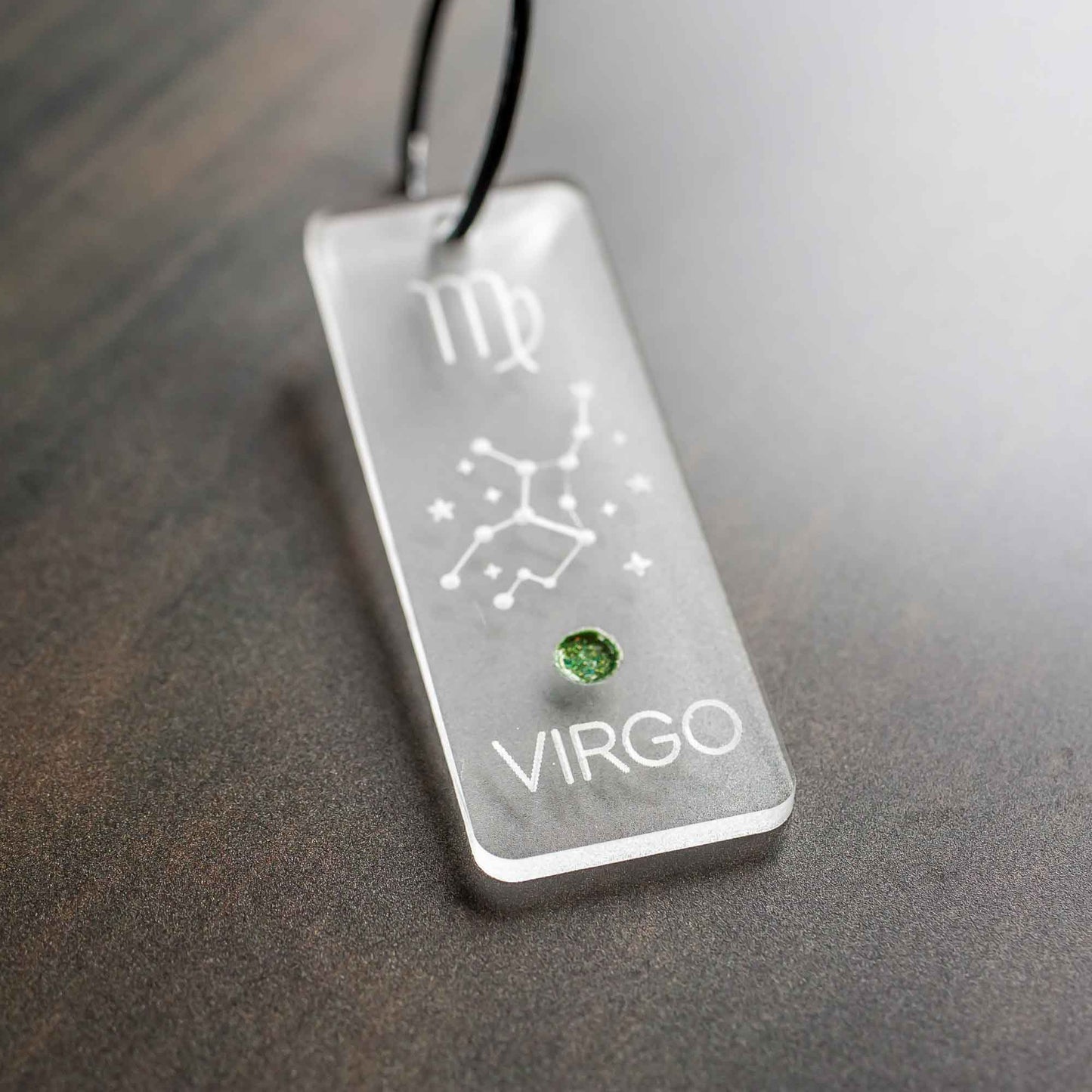 Birth Stone Keychain - Virgo / Peridot - by LeeMo Designs in Bend, Oregon